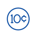 10 cent icon