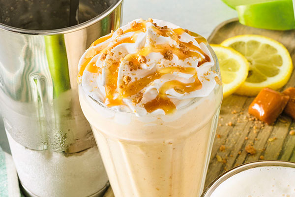 Caramel Apple Pie Milkshake
