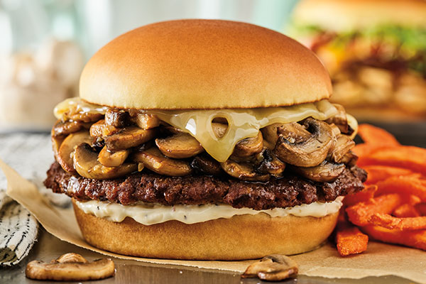 Sautéed 'Shroom Burger