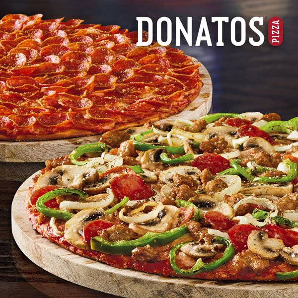 Burgers and pizza unite Now serving Donatos Pizza Red Robin Burgers and pizza unite Now serving Donatos Pizza Red Robin