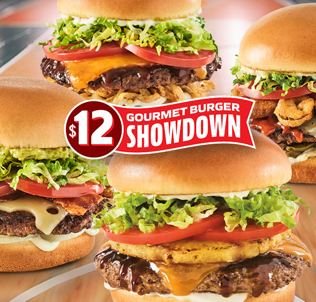 $12 Gournet Burger Showdown Round-by-Round deals