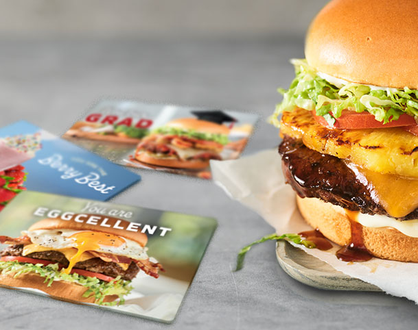 Banzai Burger with Gift Cards