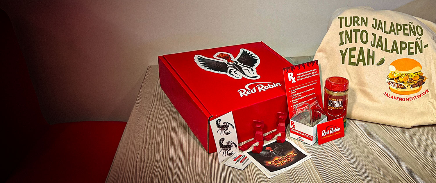 Red Robin Fiery Swag Box