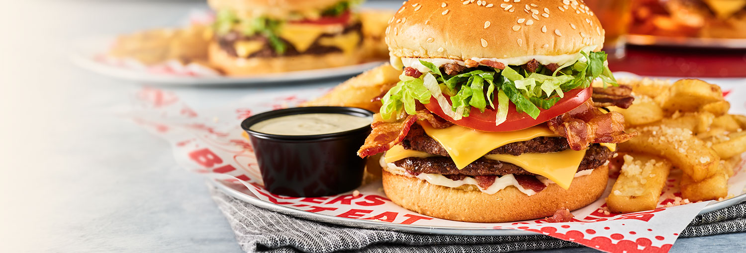 Pig Out Double Tavern Burger
