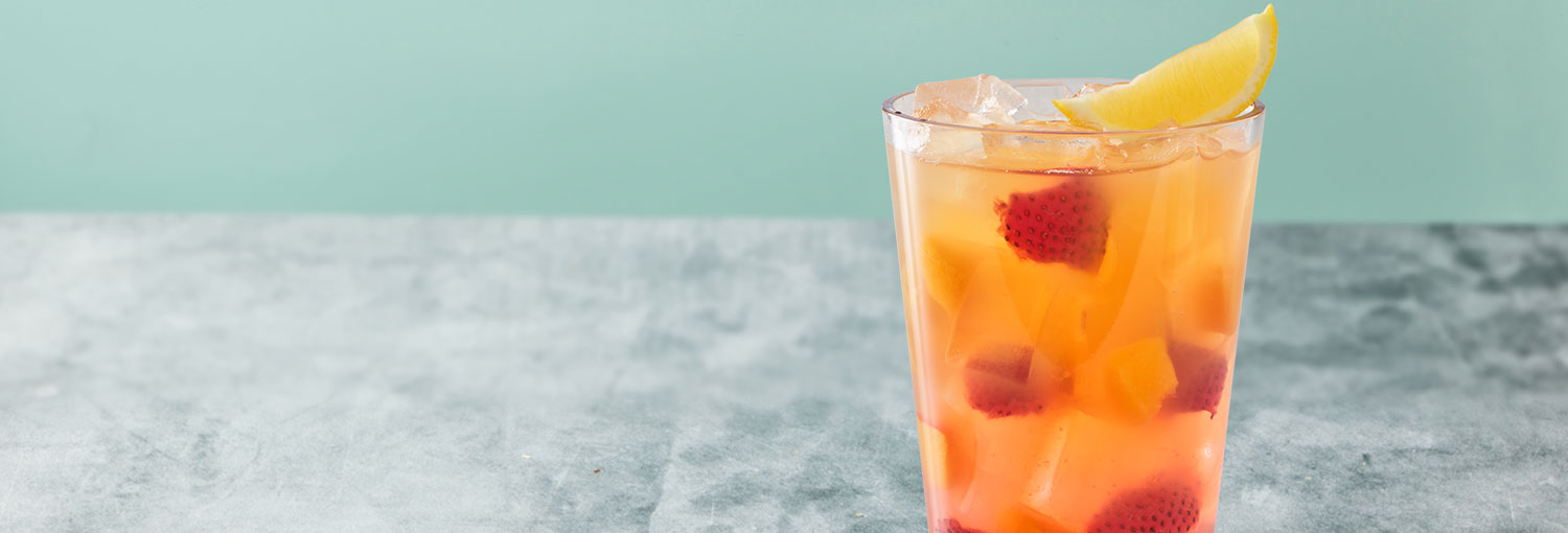 Peach-berry Freckled Lemonade