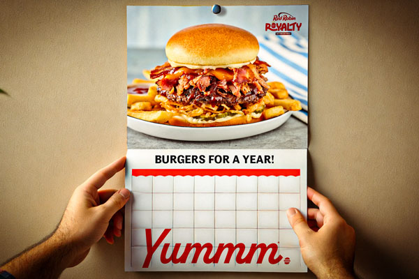 Burgers for a Year calendar