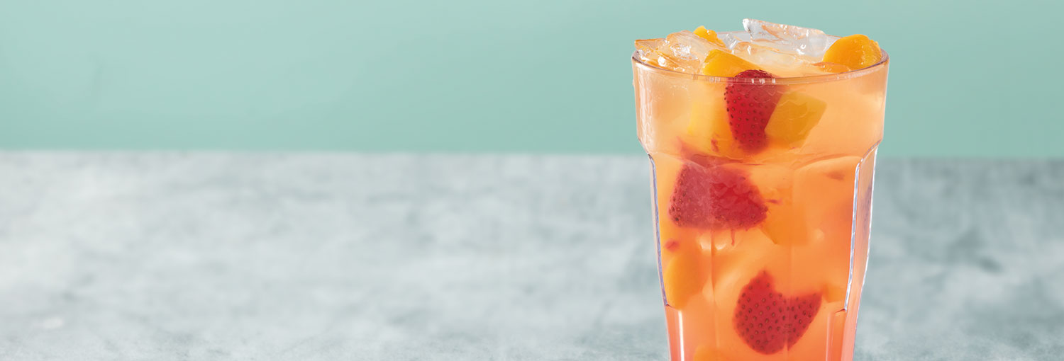 Kids Peach-Berry Freckled Lemonade