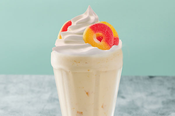 Peaches and Cream Milkshake