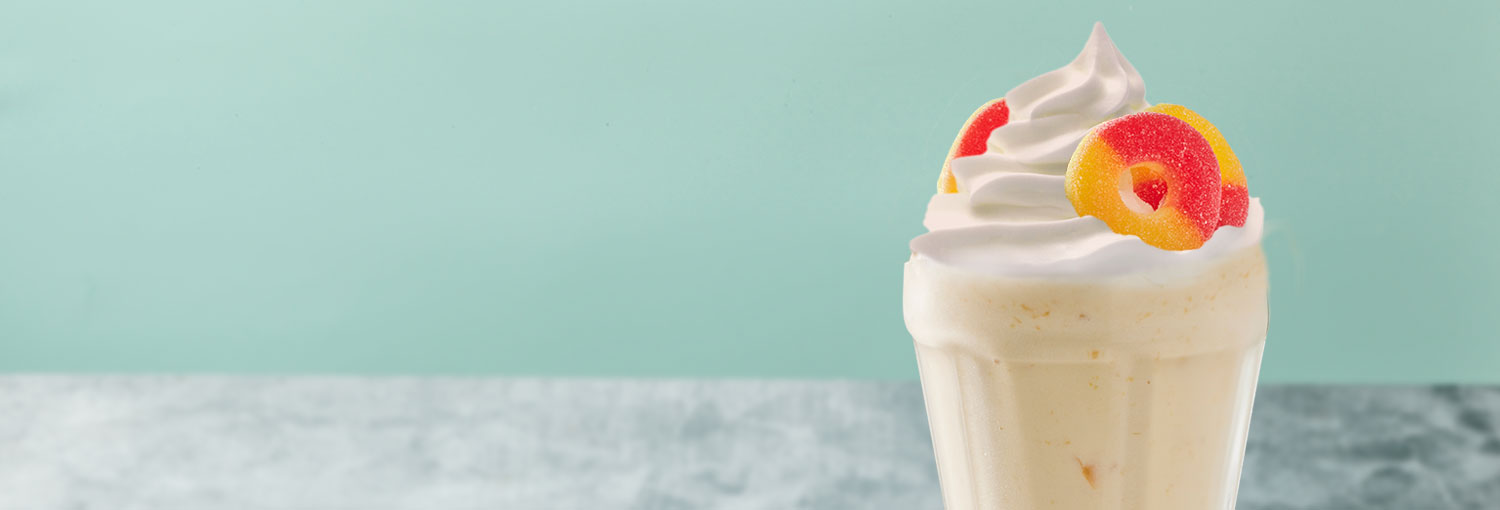Peaches and Cream Milkshake