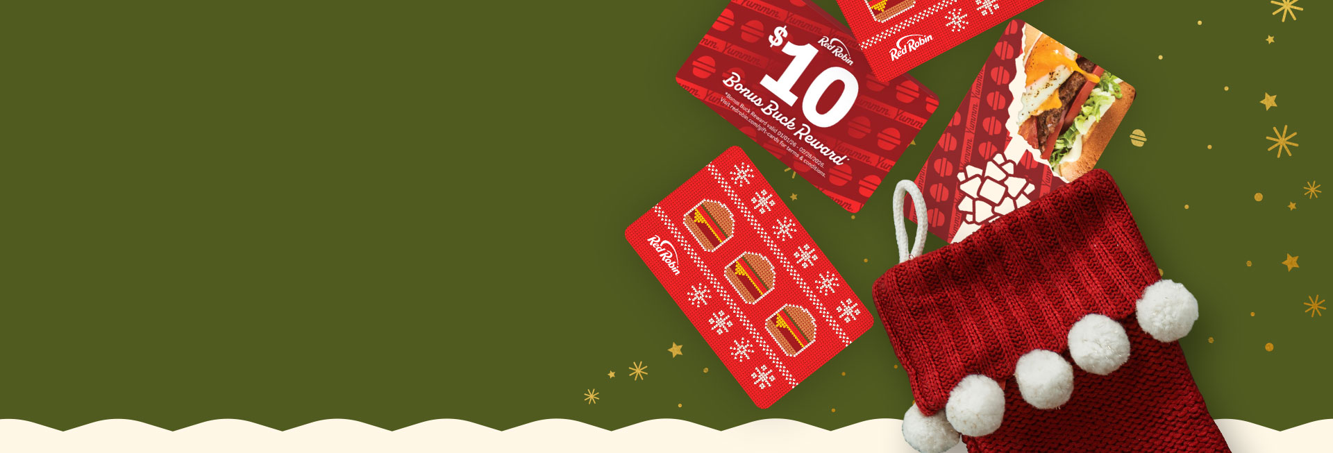 Gift Cards for them Bonus Bucks for you!