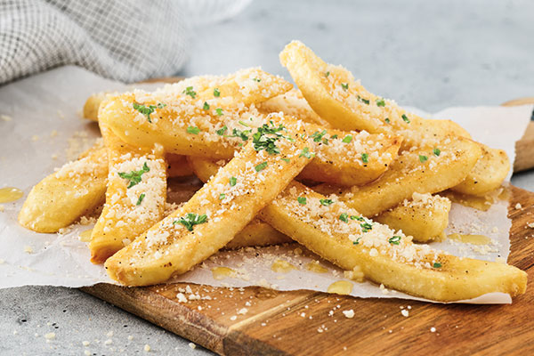 Garlic Parmesan Steak Fries