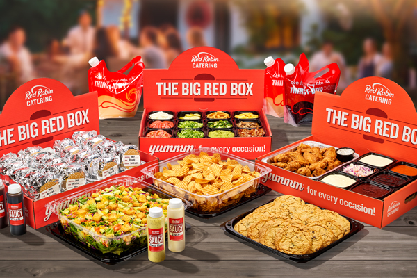 Red Robin Catering deluxe burger bundle
