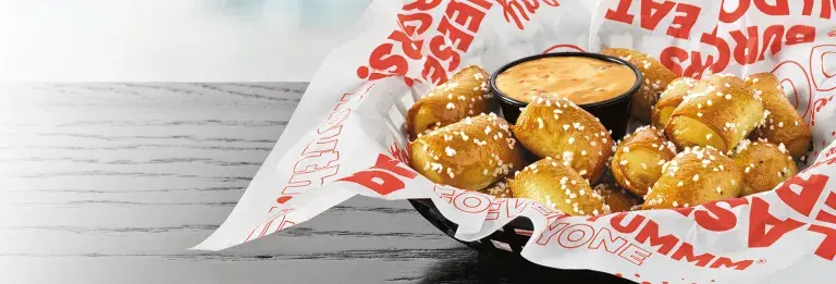 Pretzel Bites with Beer Cheese