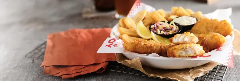 Hand Battered Fish and Chips