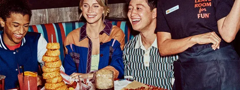 Friends around the table at Red Robin