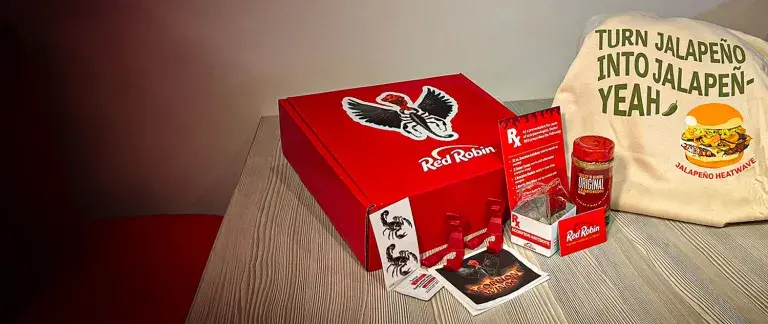 Red Robin Fiery Swag Box