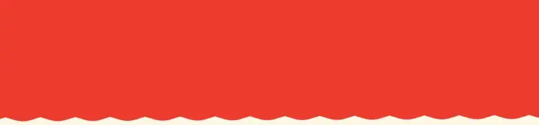 red background