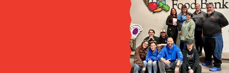 Team Members volunteering at St. Mary's Food Bank