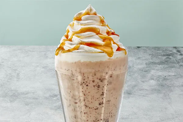 Caramel Brownie Milkshake