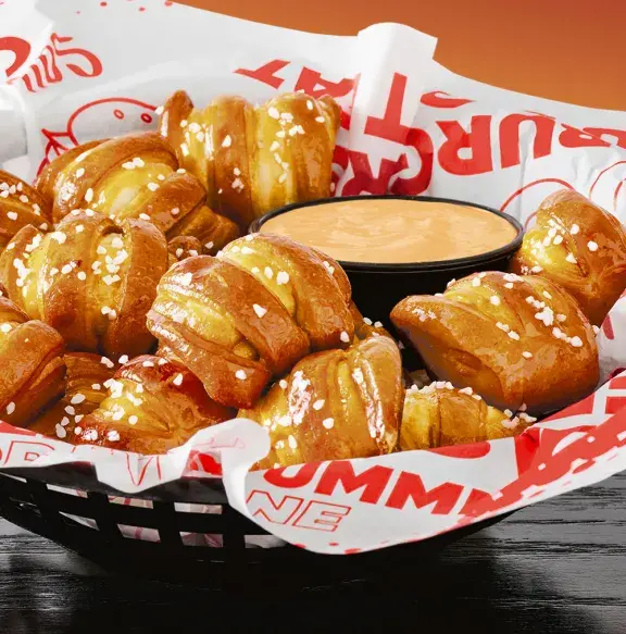 Pretzel Bites with beer cheese