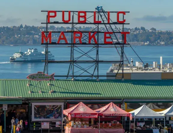 Public market place in Seattle