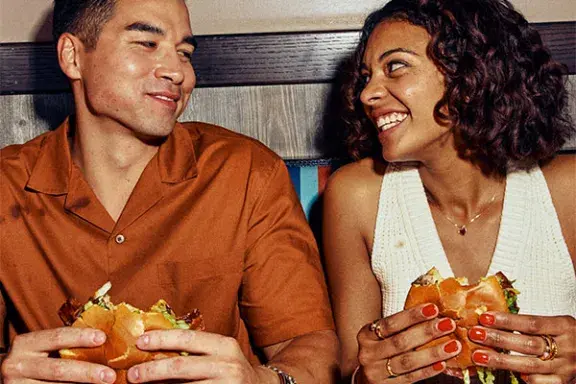 Date night at Red Robin