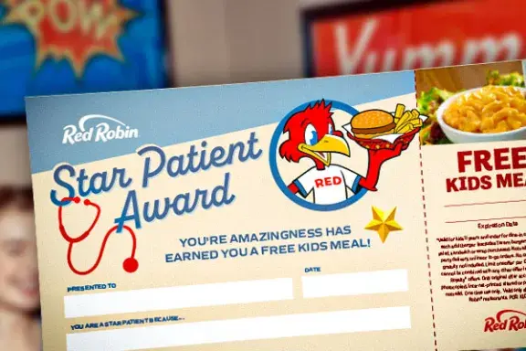 Red Robin Star Patient Award
