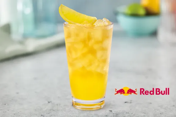 Mango Passion Lemonade Red Bull Refresher