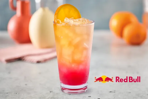 Sunset Red Bull Refresher
