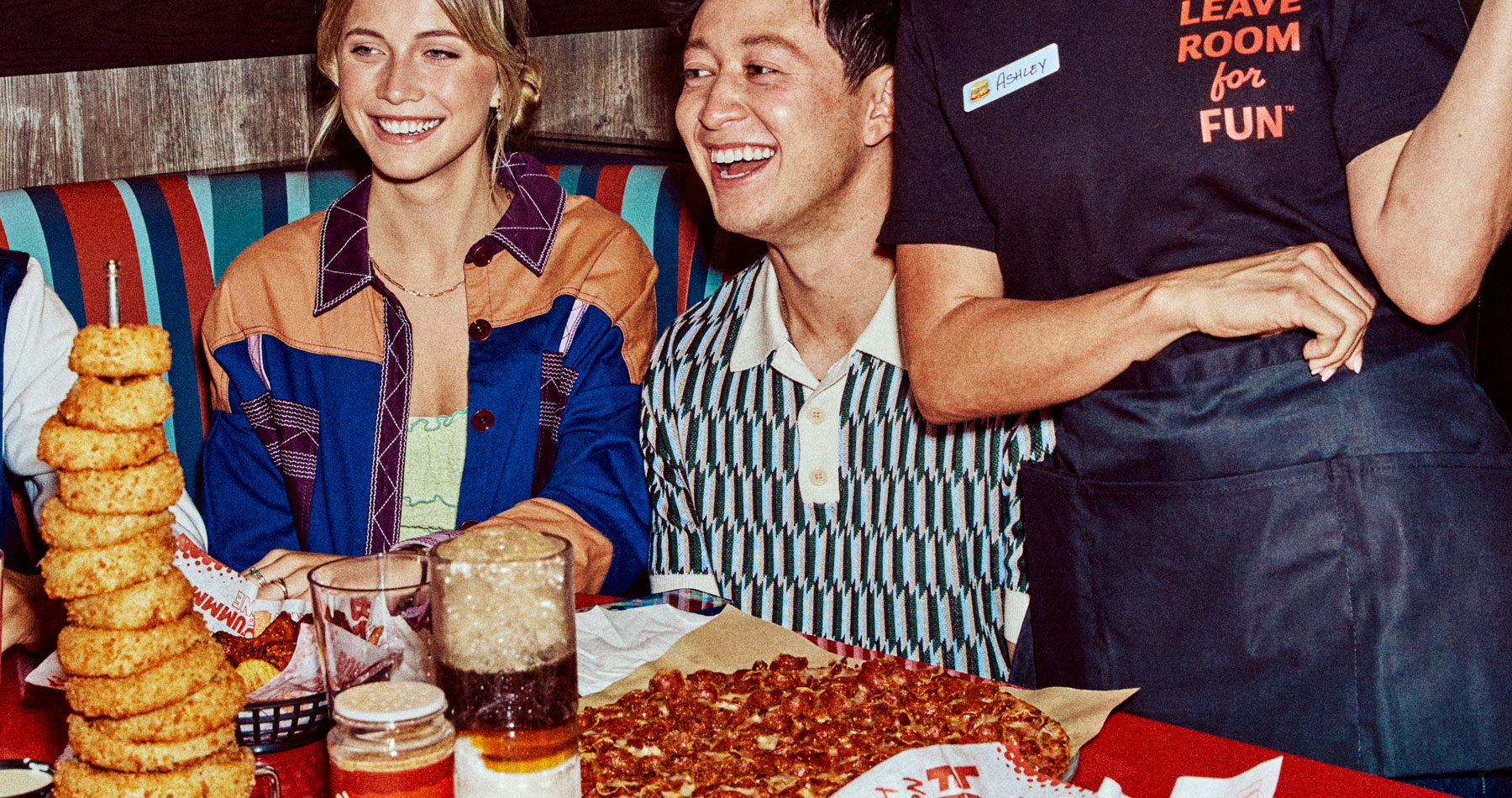 Friends having fun at Red Robin